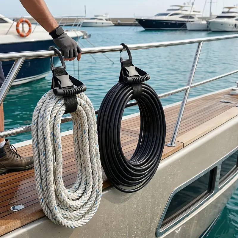 Cable Velcro Strap - Draagbare, robuuste opbergriem met klittenbandhandvat, robuuste