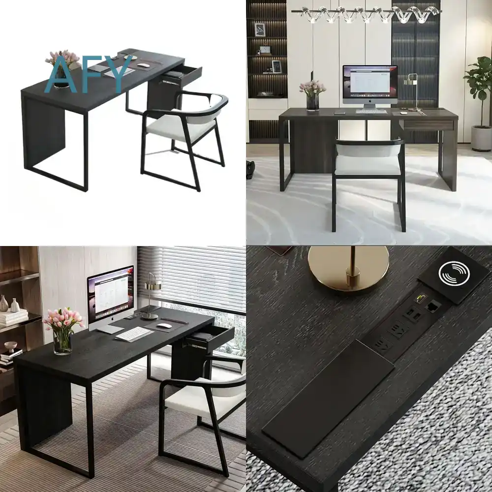 Desk Setup Corner - Hoekbureau voor laptop, in hoogte verstelbaar,