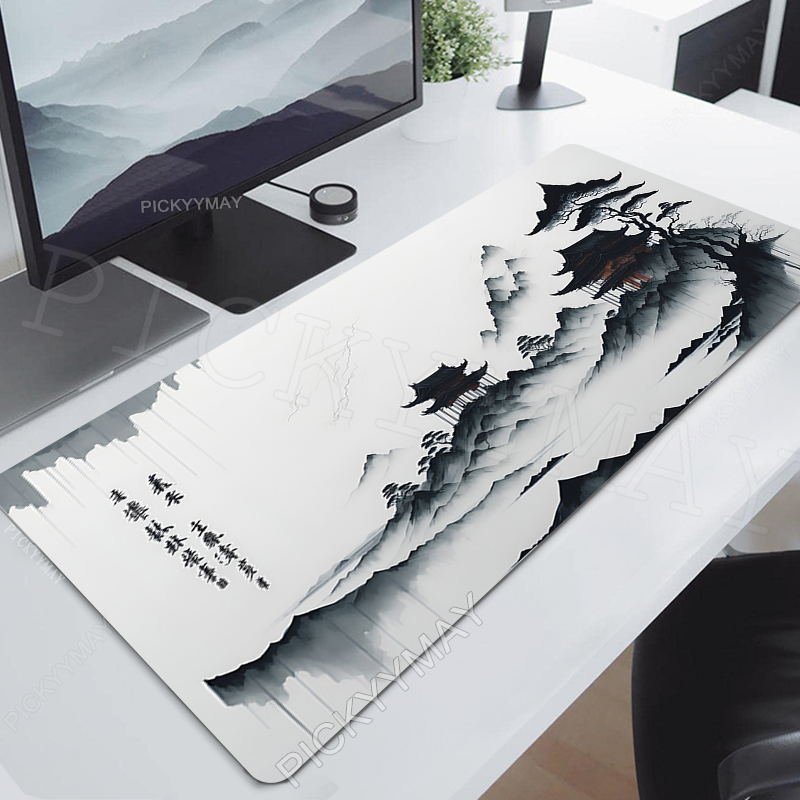 Zelda Desk Setup - Inkt Schilderij Bureau Mat Gamer Muismatten