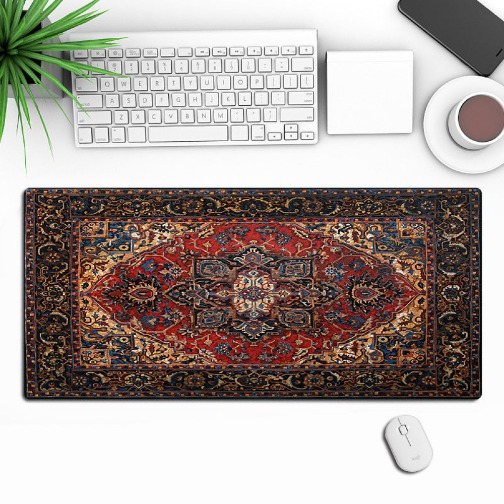 Desk Setup Designer - Grote muismat met Arabisch design, bureau-onderlegger