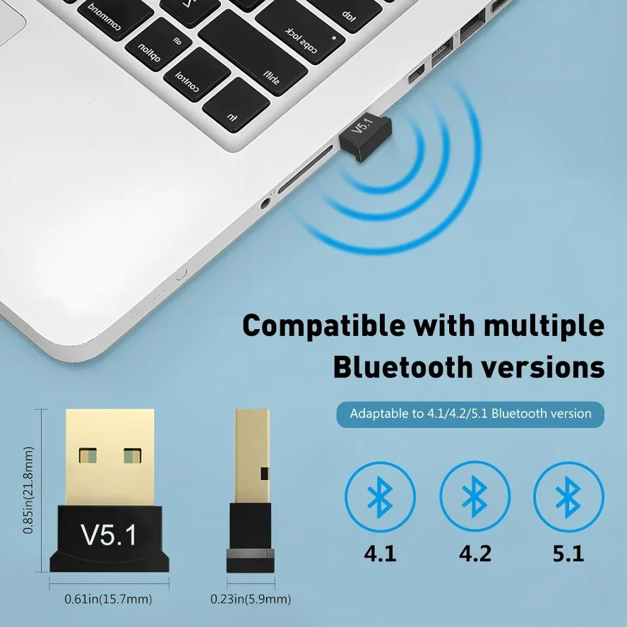 Bluetooth 5.1 Dongle-adapter D - Desk Setup Speakers recensie en prijs
