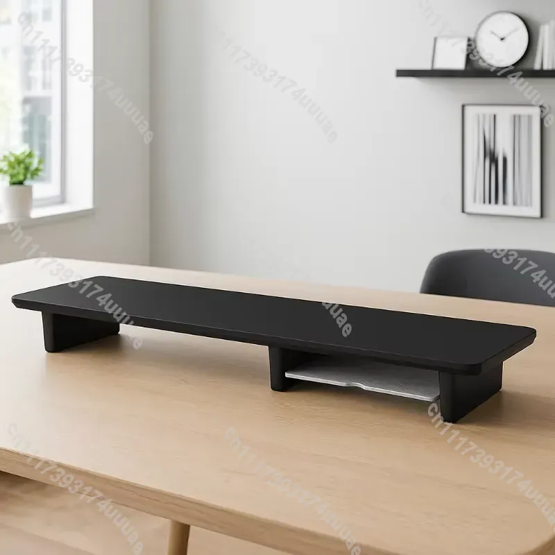 Walnoot massief houten monitor - Monitor Riser Wood recensie en prijs
