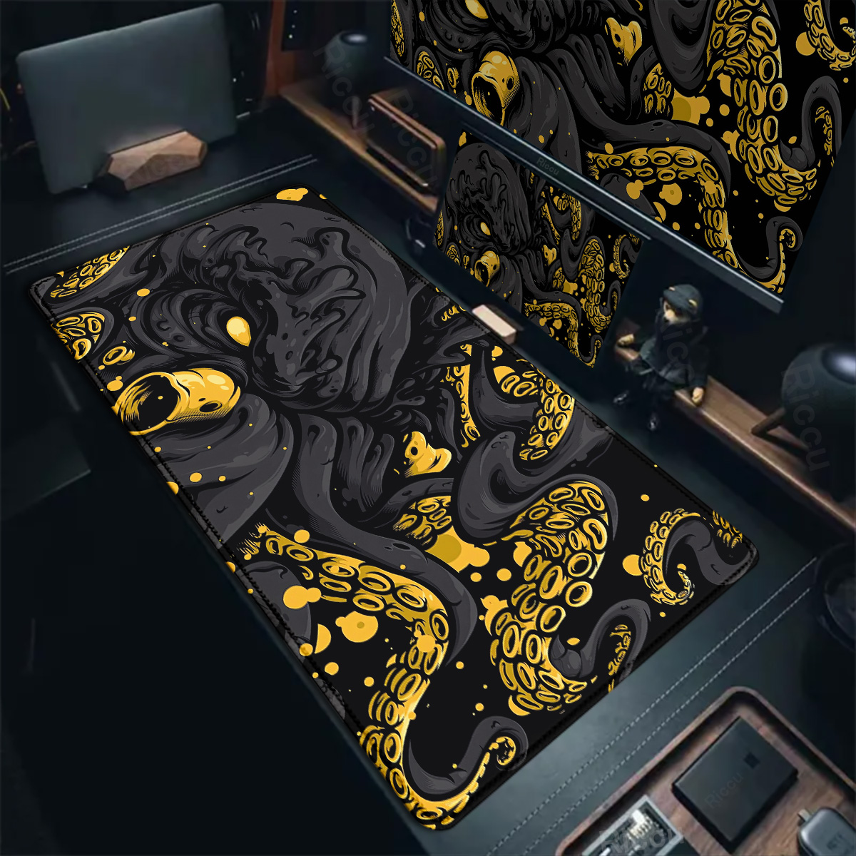 Octopus Monster Muismat Groot  - Zelda Desk Setup recensie en prijs