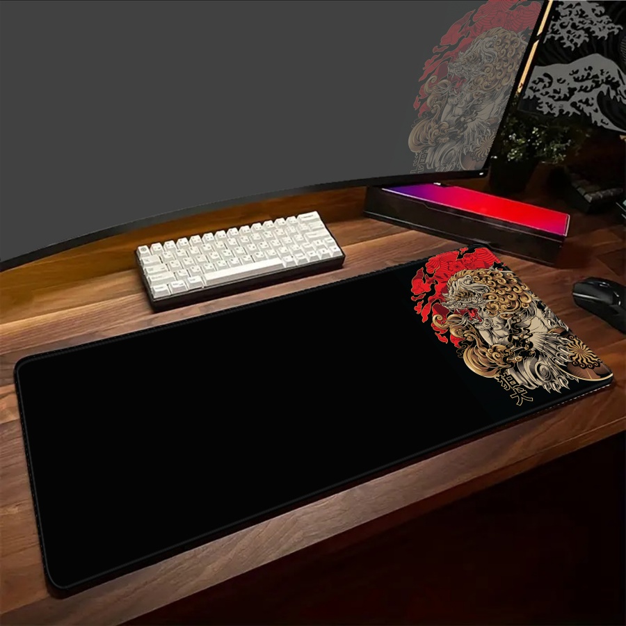 Zwart Bureau Muismat ONI Grote - Desk Setup Art recensie en prijs