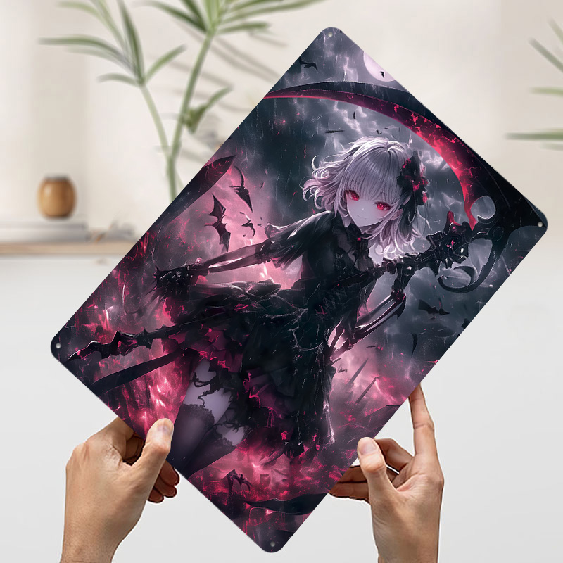 Demon Grim Reaper Girl Poster  - Desk Setup Art recensie en prijs