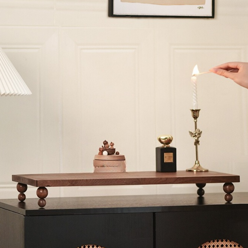 Vintage walnoot monitorstandaa - Monitor Riser Wood recensie en prijs