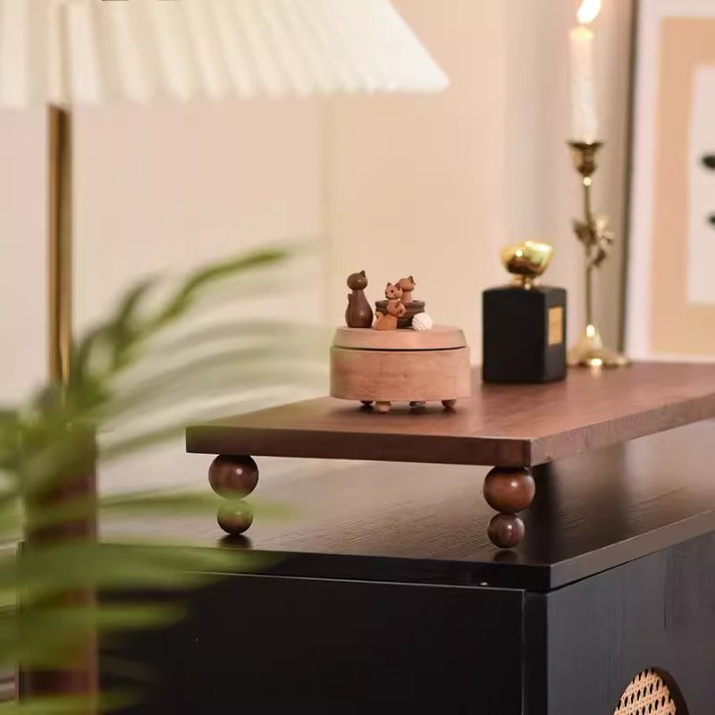 Vintage walnoot monitorstandaa - Monitor Riser Wood recensie en prijs