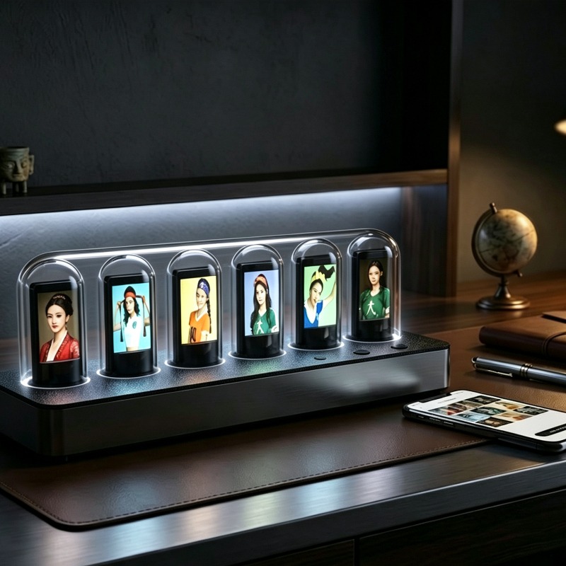 IPS-gesimuleerde Nixie-buis kl - Desk Setup Youtube recensie en prijs