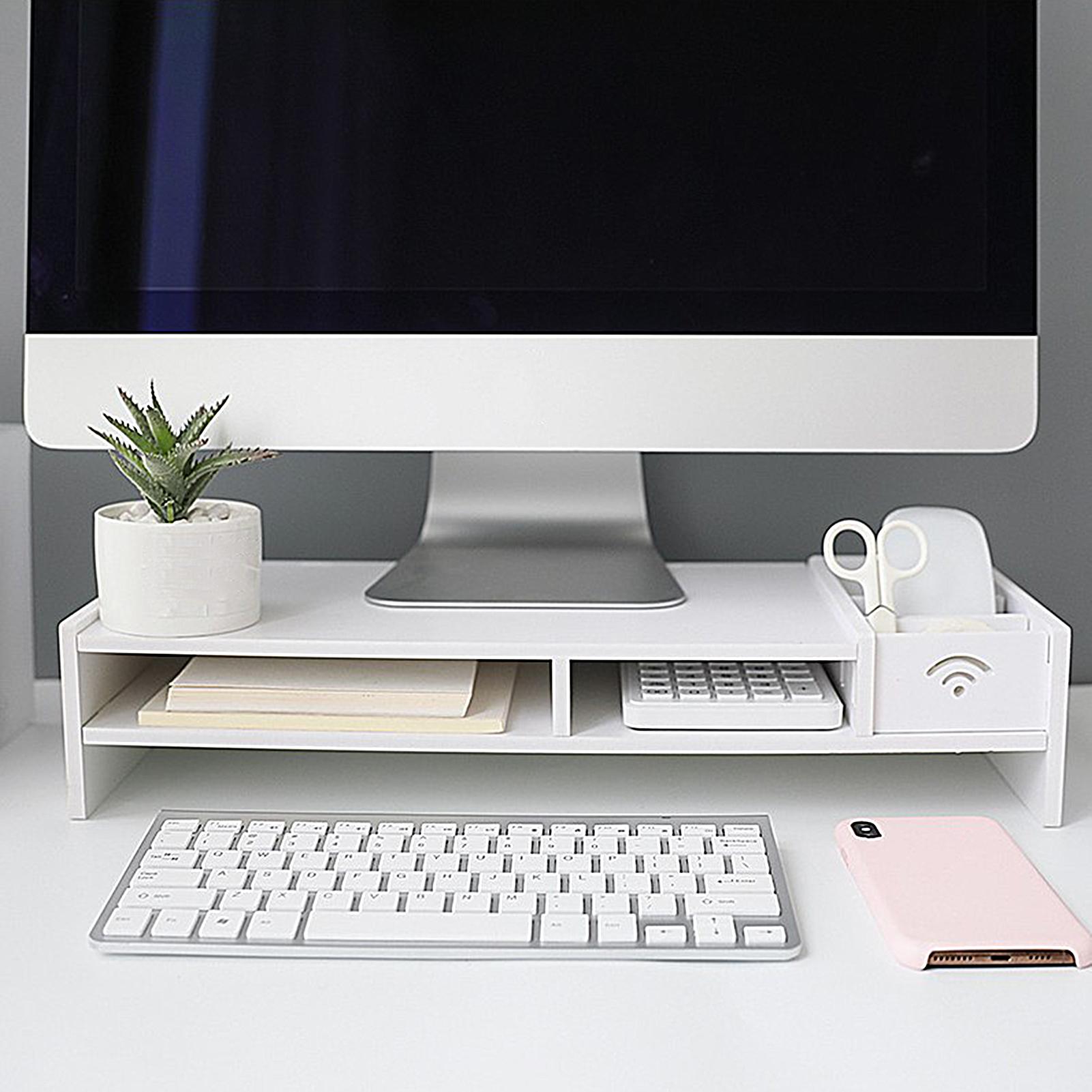 Kantoororganisatie Monitor Ris - Monitor Riser Wood recensie en prijs