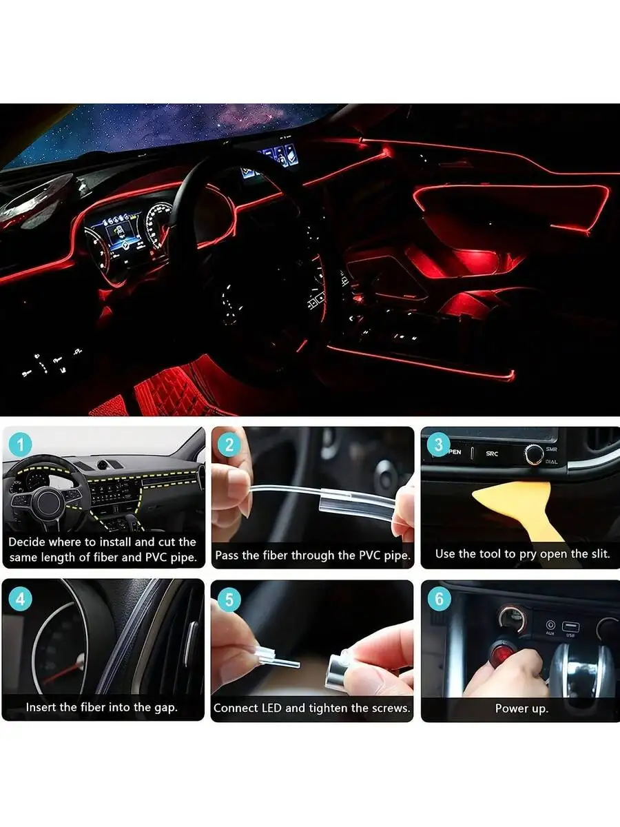 Auto-interieurverlichting, USB - Ambient Light Bar Usb recensie en prijs