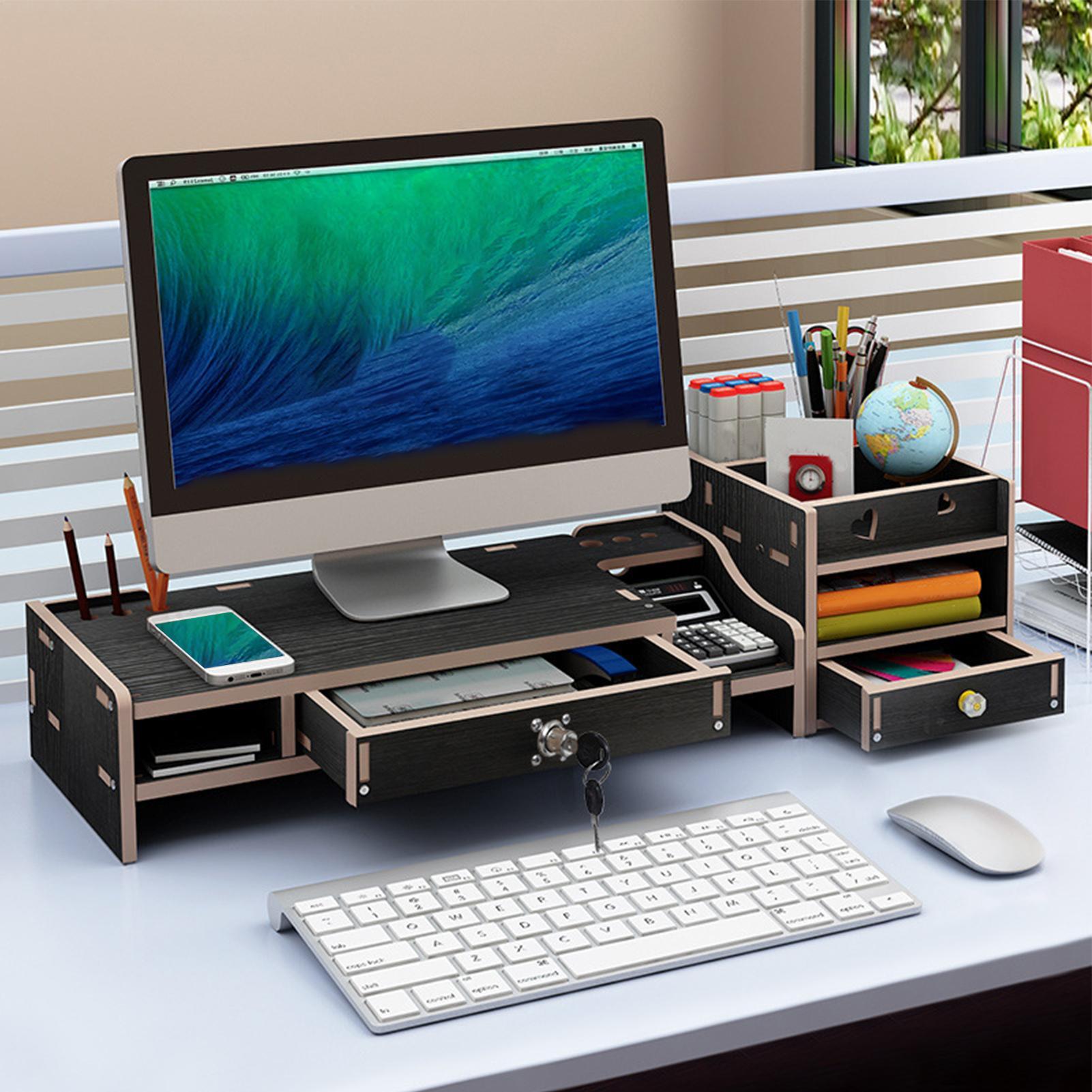 Monitor Riser Houten Desktop O - Monitor Riser Wood recensie en prijs