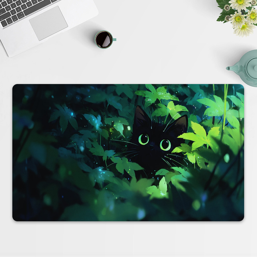 Zwarte Kat voor MTG Speelmat G - Desk Setup Art recensie en prijs