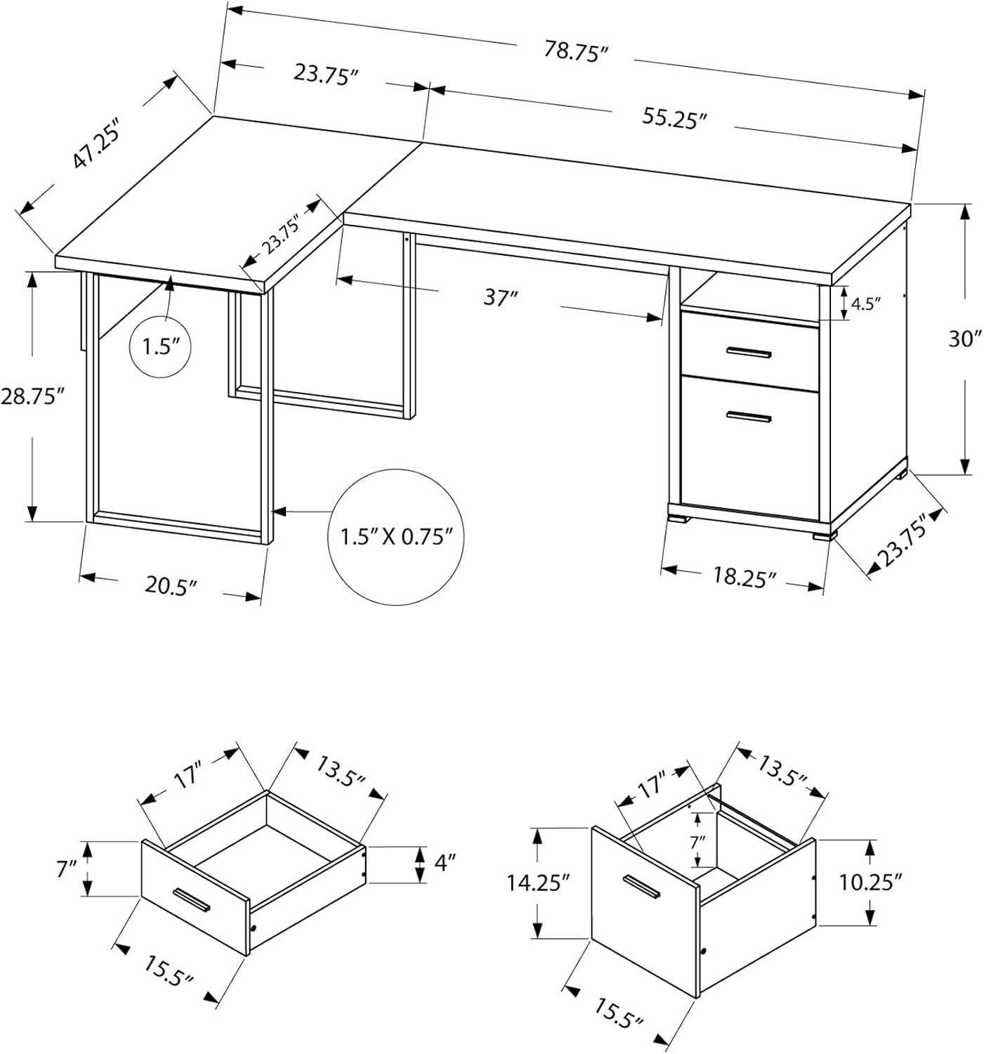 I 7257 Computerbureau, thuiska - Desk Setup Corner recensie en prijs