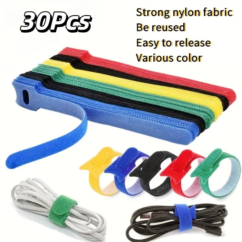 30 stuks veelkleurige herbruik - Cable Velcro Strap recensie en prijs