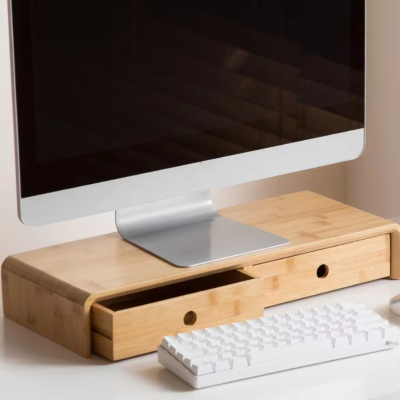 Bamboe laptopmonitorverhoger M - Monitor Riser Wood recensie en prijs