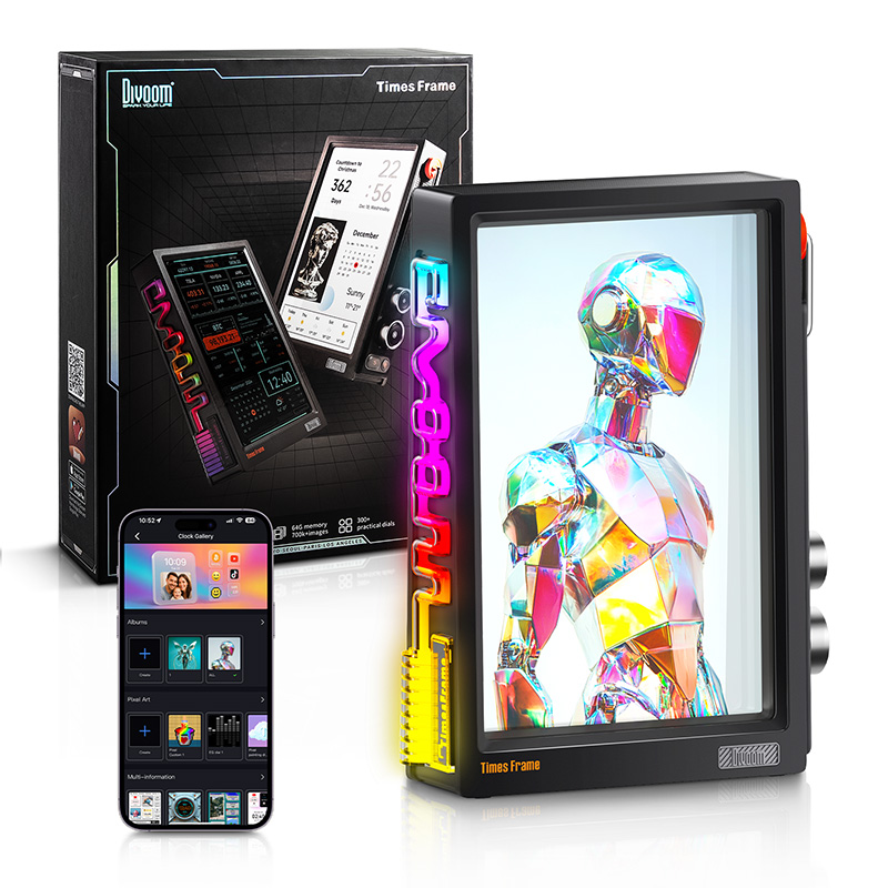 Divoom Times Frame Smart HD-sc - Desk Setup Diy recensie en prijs